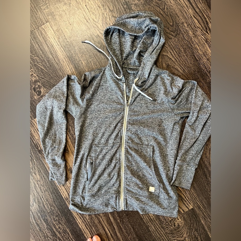 Vuori performance halo Gray Zip-Up Hoodie